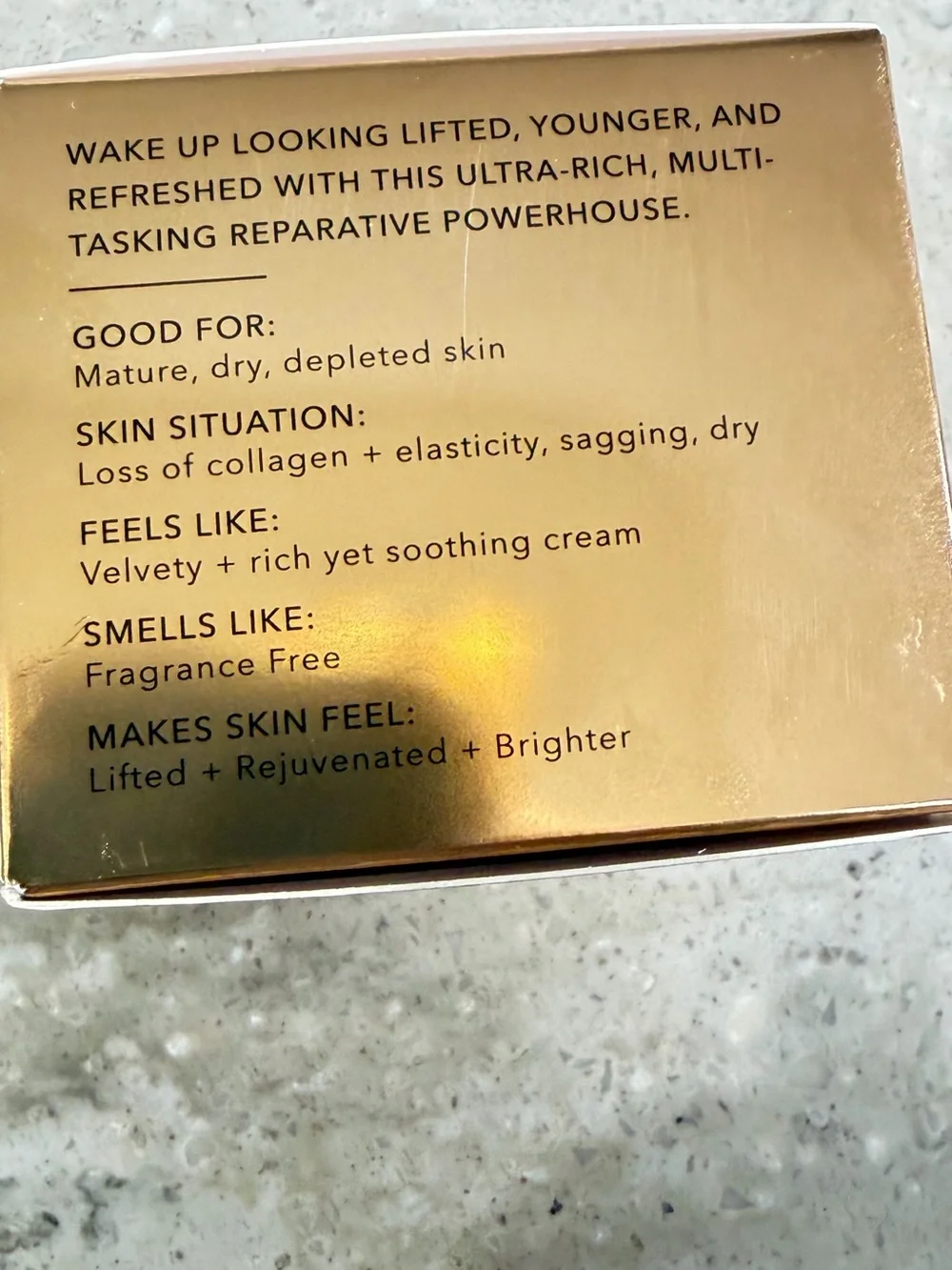 Nakery Beauty Lift-Tox Night Lift Repair Cream - Gold Box